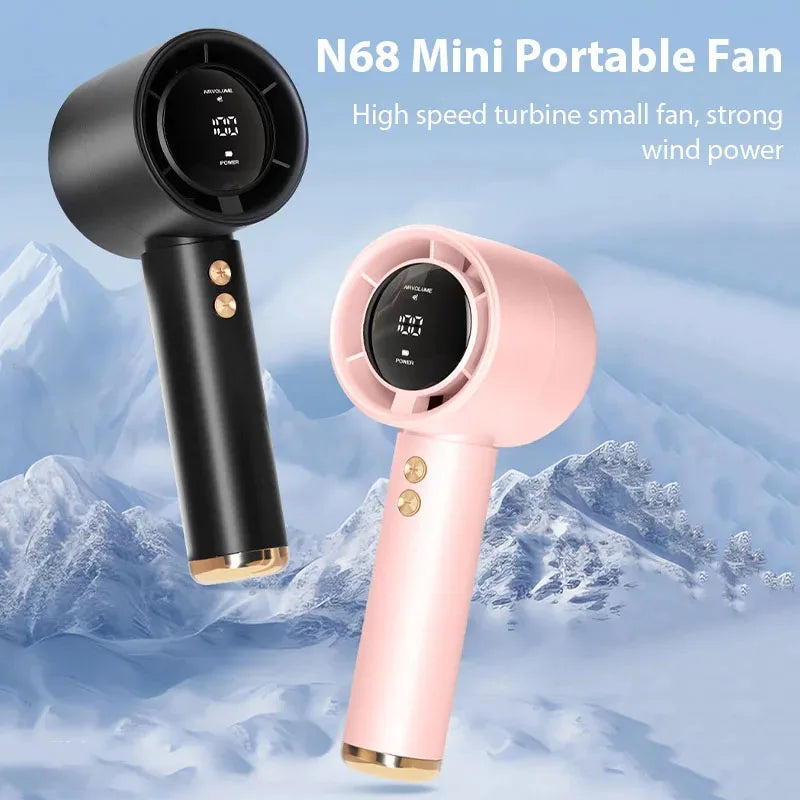 "AeroTurbo Max™ - 100-Speed High-Speed Handheld Fan"