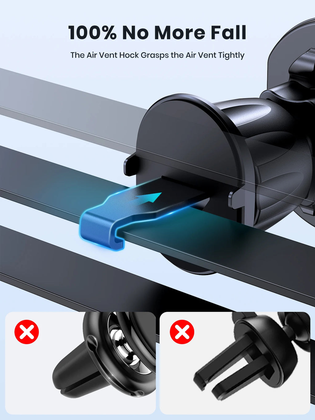 AeroMount™ Magnetic Air Vent Phone Holder or Aerofinds Ultra-Lock Car Phone Mount