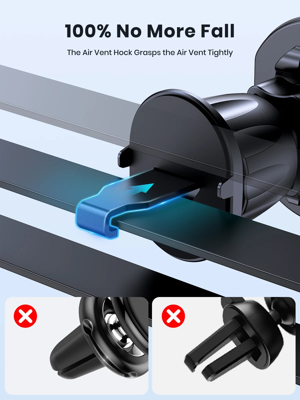 AeroMount™ Magnetic Air Vent Phone Holder or Aerofinds Ultra-Lock Car Phone Mount