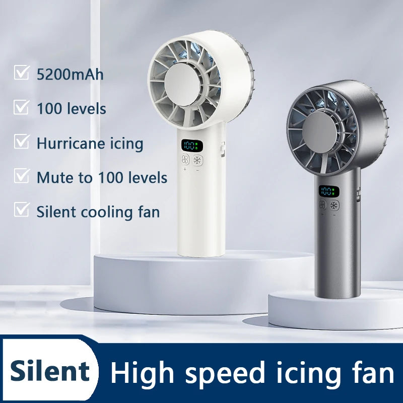 "AeroSprint™ - 0-100 Speed High-Speed Handheld Fan"