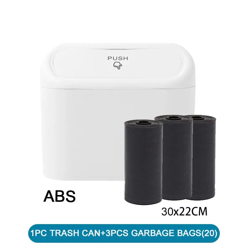 AeroTrash™ Sleek Car Trash Can or Aerofinds Mini Push-Top Car Organizer