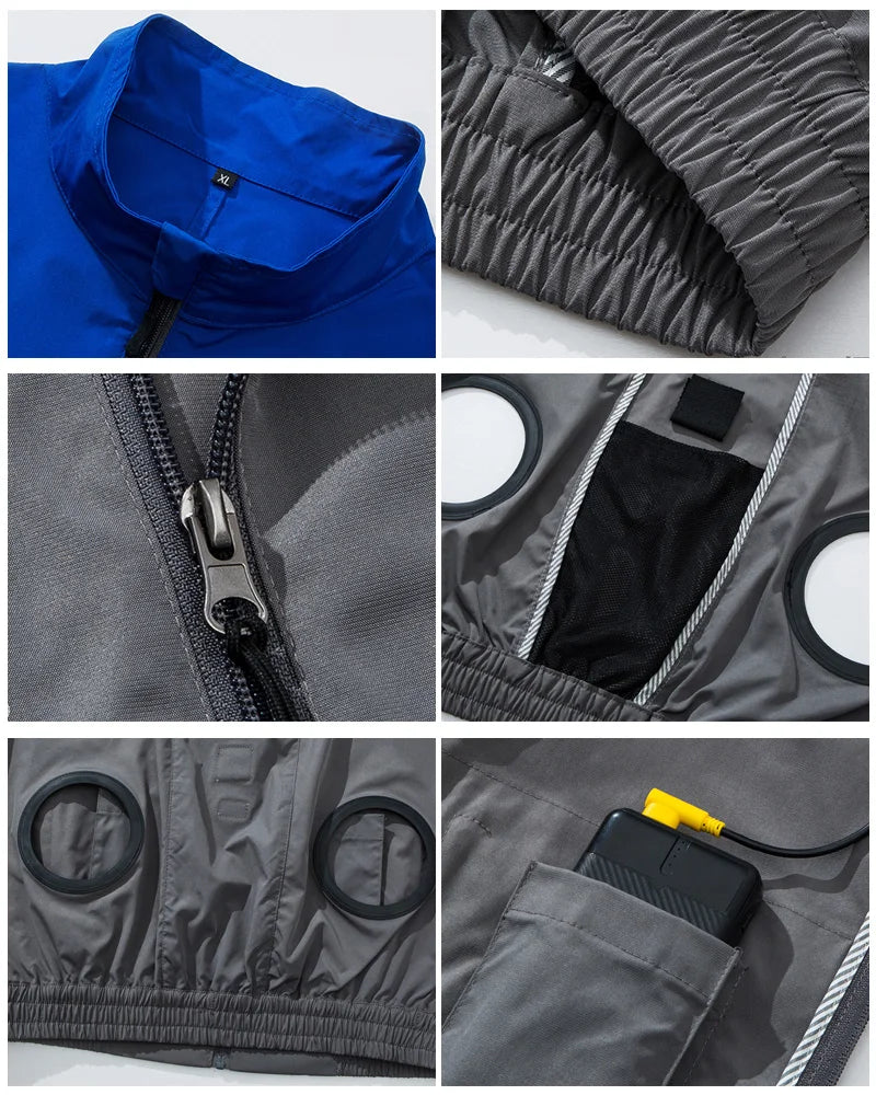 "AeroChill™ - USB Powered Air-Conditioned Cooling Vest"