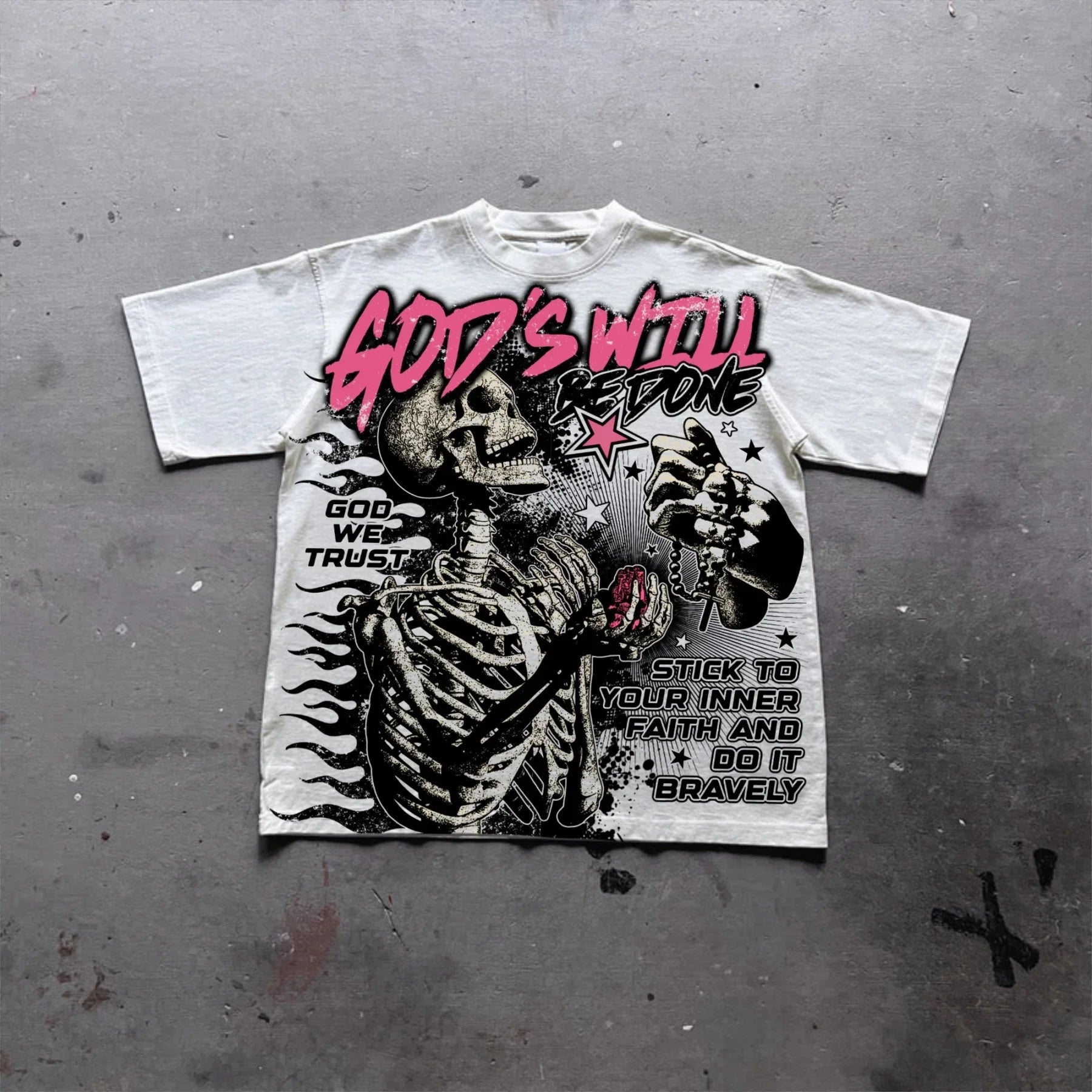 "Vintage Oversized Streetwear Graphic Tee"