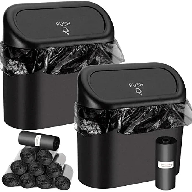 AeroTrash™ Sleek Car Trash Can or Aerofinds Mini Push-Top Car Organizer