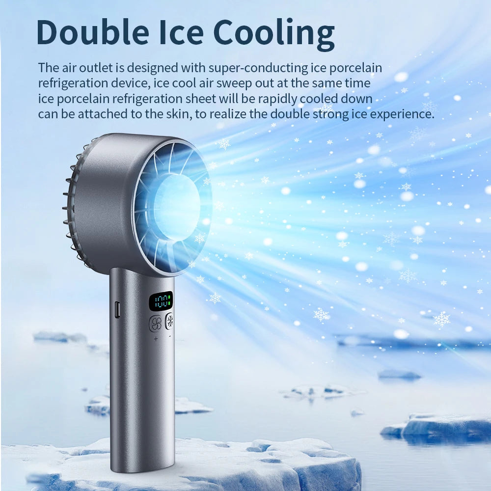 "AeroSprint™ - 0-100 Speed High-Speed Handheld Fan"