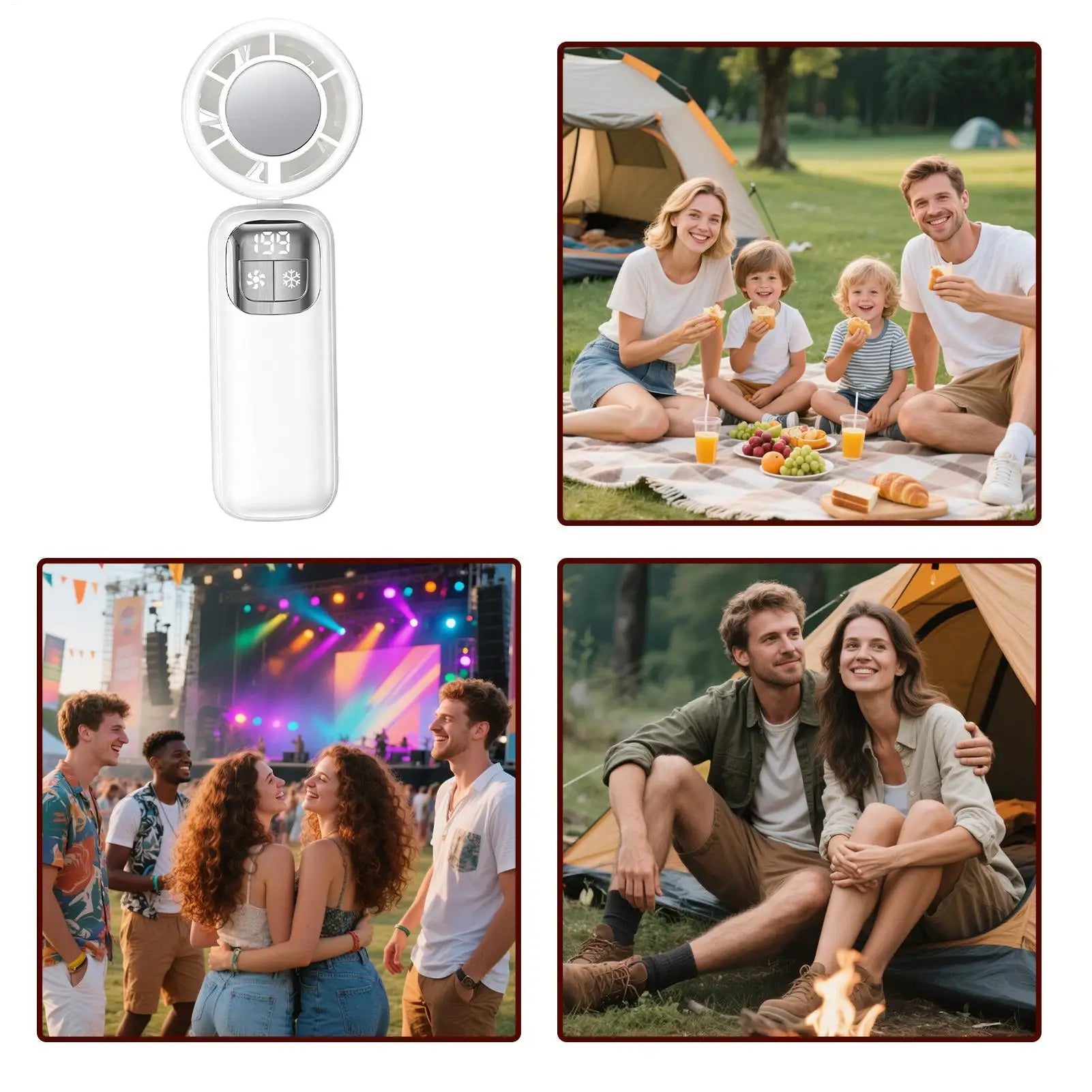"AeroUltra™ - 199-Speed Foldable Portable Fan"