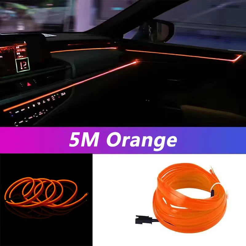 AeroGlow™ Car Interior LED Neon Strip or Aerofinds Ambient Atmosphere Lighting