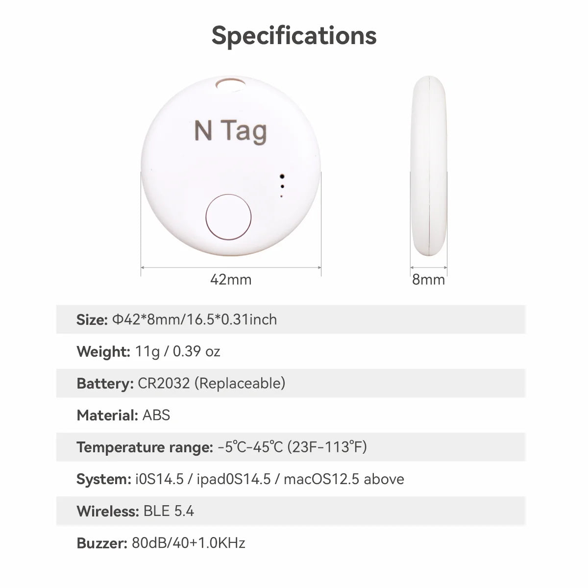 "AeroTag™ - Bluetooth Smart Item Finder"