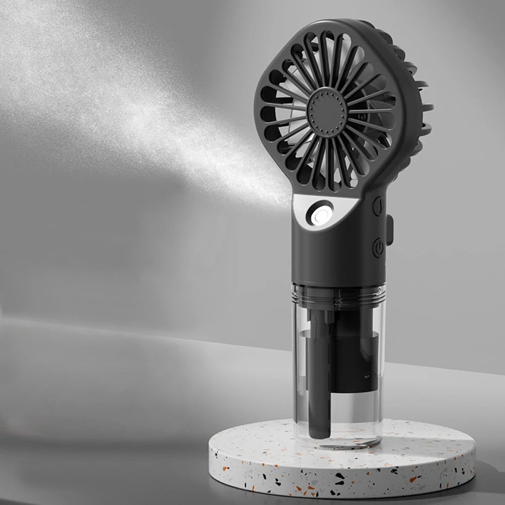 "AeroMist™ - Portable USB Water Humidifier Hand Fan"