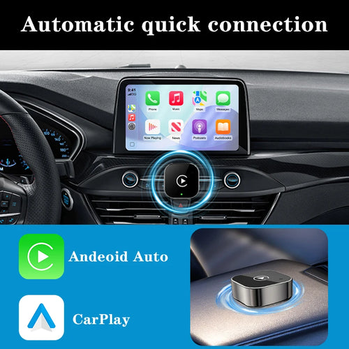 AeroCast™ Wireless CarPlay Adapter or Aerofinds Plug & Play Wireless CarPlay Dongle