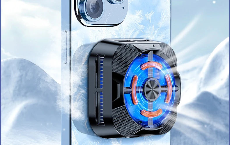 "AeroCool™ - Magnetic Semiconductor Phone Radiator"