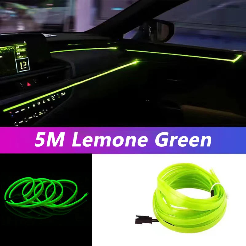 AeroGlow™ Car Interior LED Neon Strip or Aerofinds Ambient Atmosphere Lighting