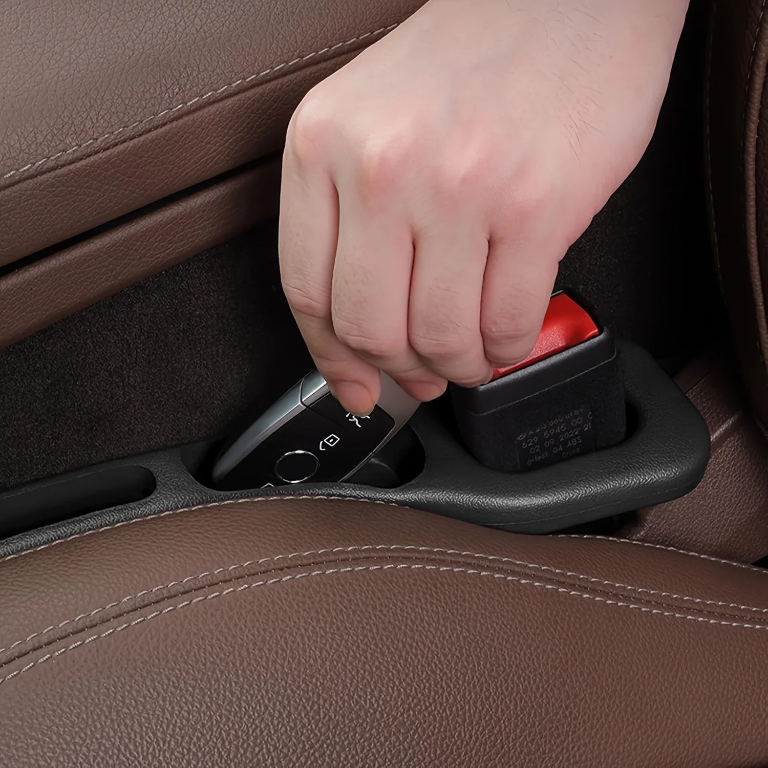 AeroFill™ Car Seat Gap Organizer or Aerofinds Leather Seat Gap Filler