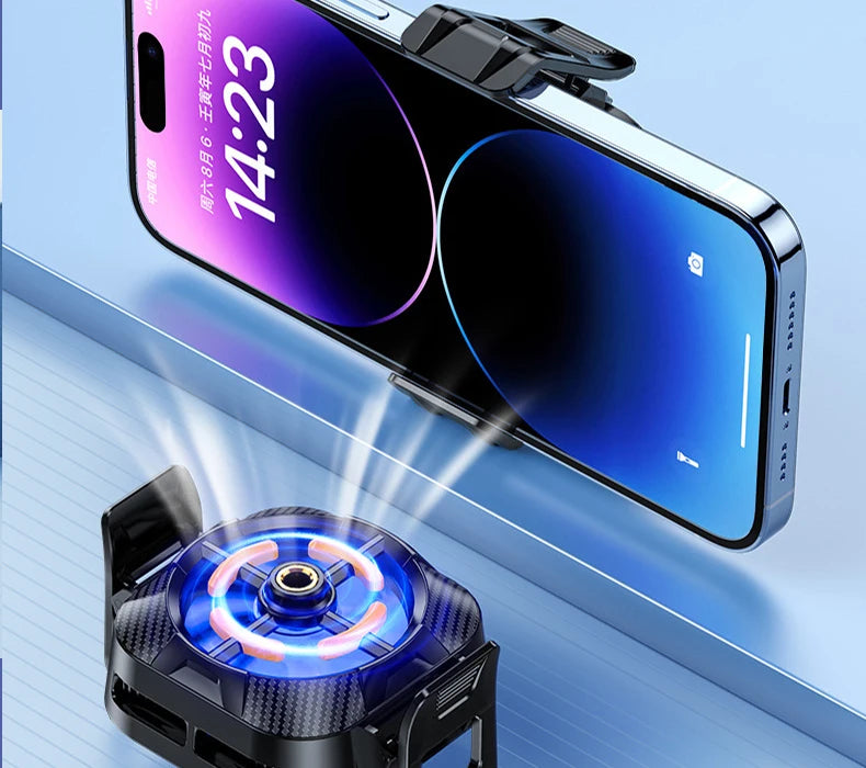 "AeroCool™ - Magnetic Semiconductor Phone Radiator"