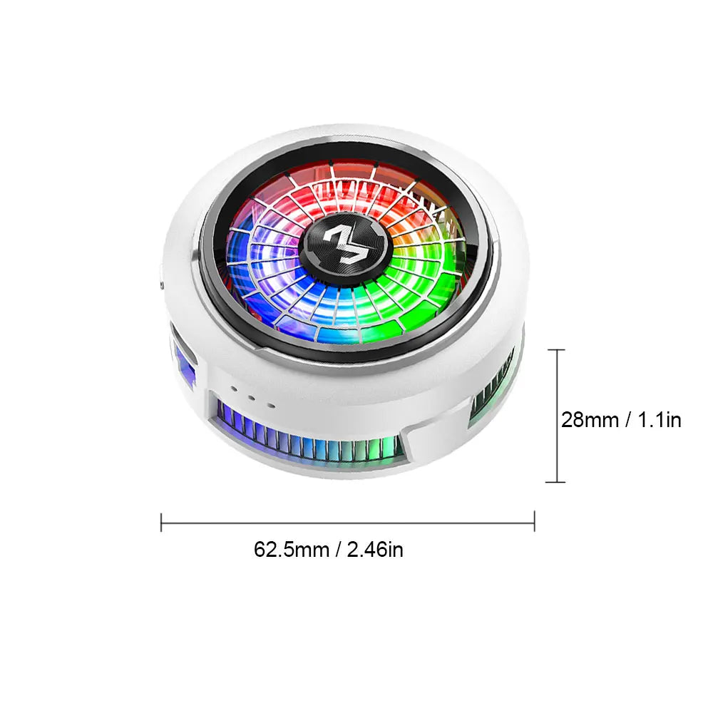 "AeroFreeze™ - Magnetic RGB Semiconductor Phone Cooler"
 