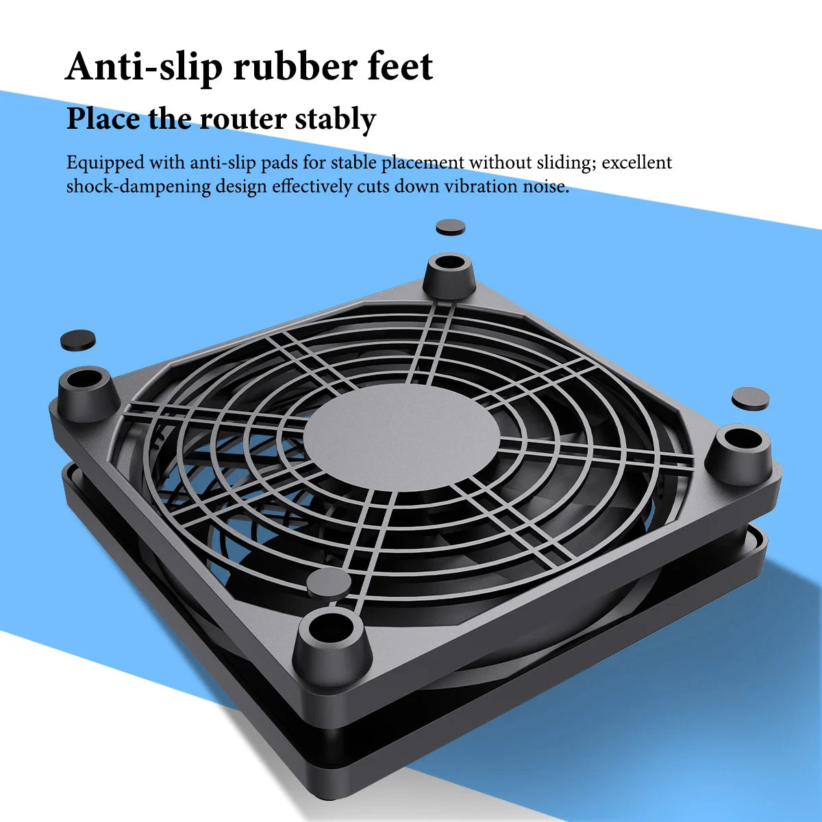 "AeroFlow™ - 3-Speed Silent USB Desktop Fan"
