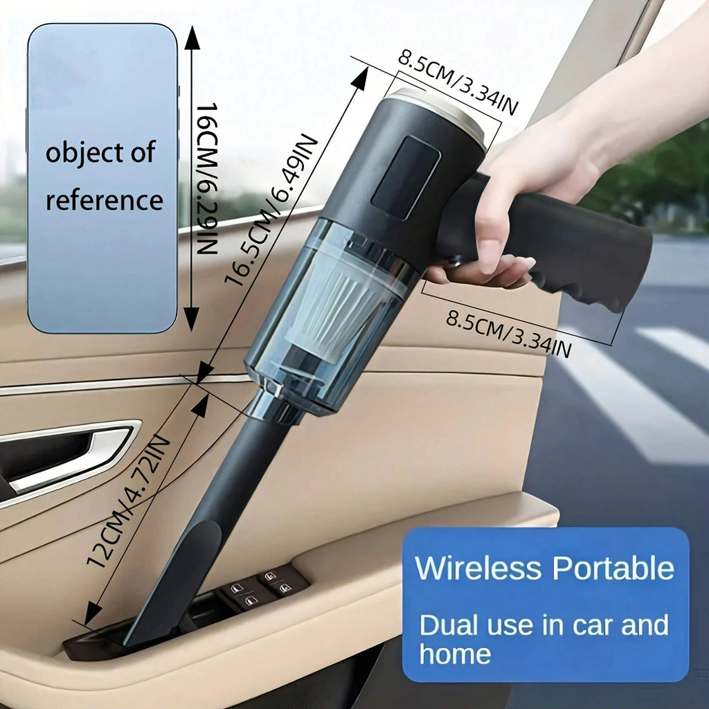 AeroVac™ 3-in-1 Cordless Handheld Vacuum or Aerofinds Compact Car & Desk Vacuum