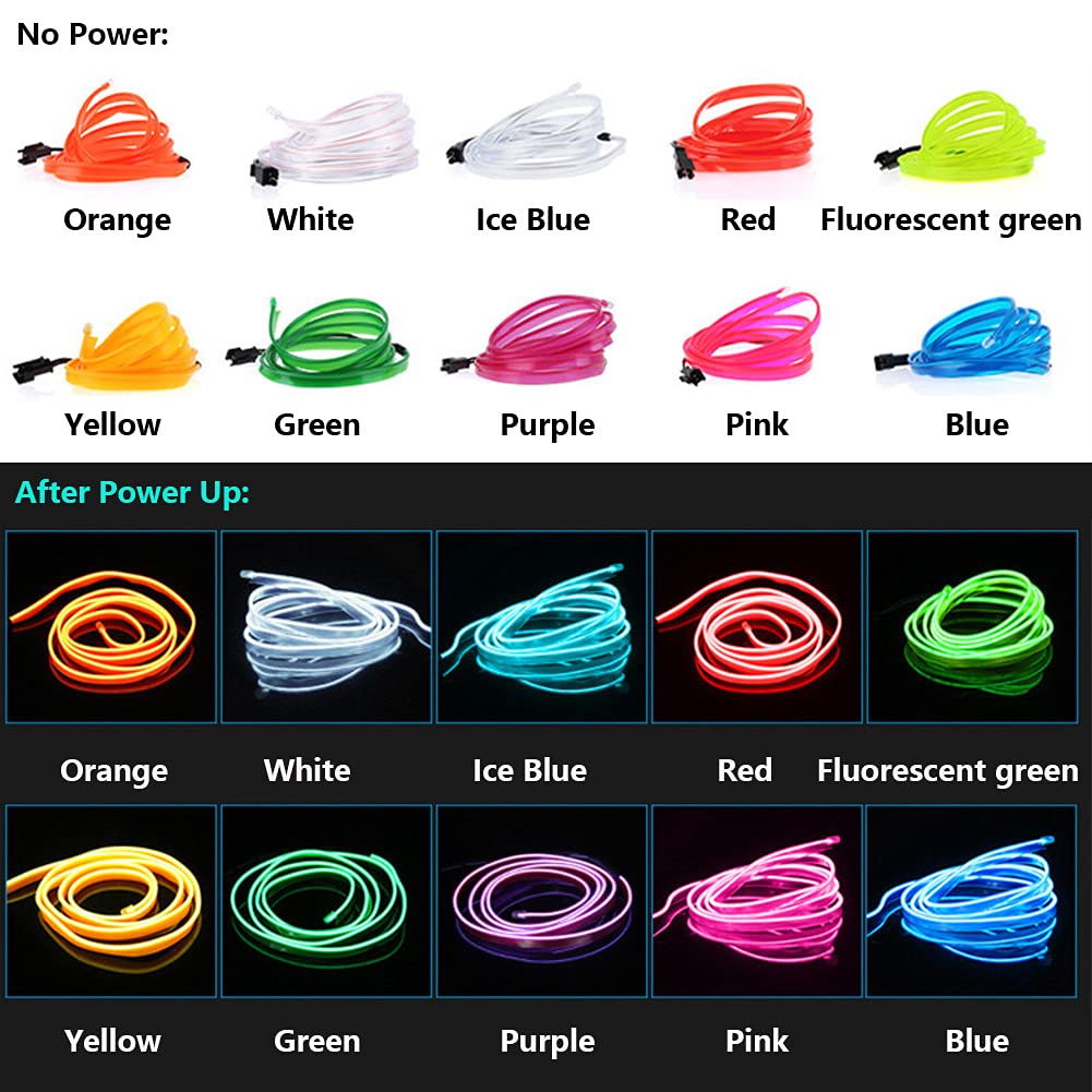 AeroGlow™ Car Interior LED Neon Strip or Aerofinds Ambient Atmosphere Lighting