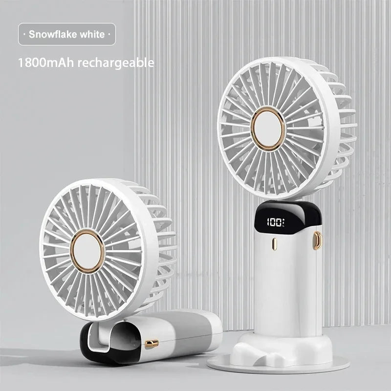 "AeroCool Neck & Desk™ - 5-Speed Foldable Mini Fan"