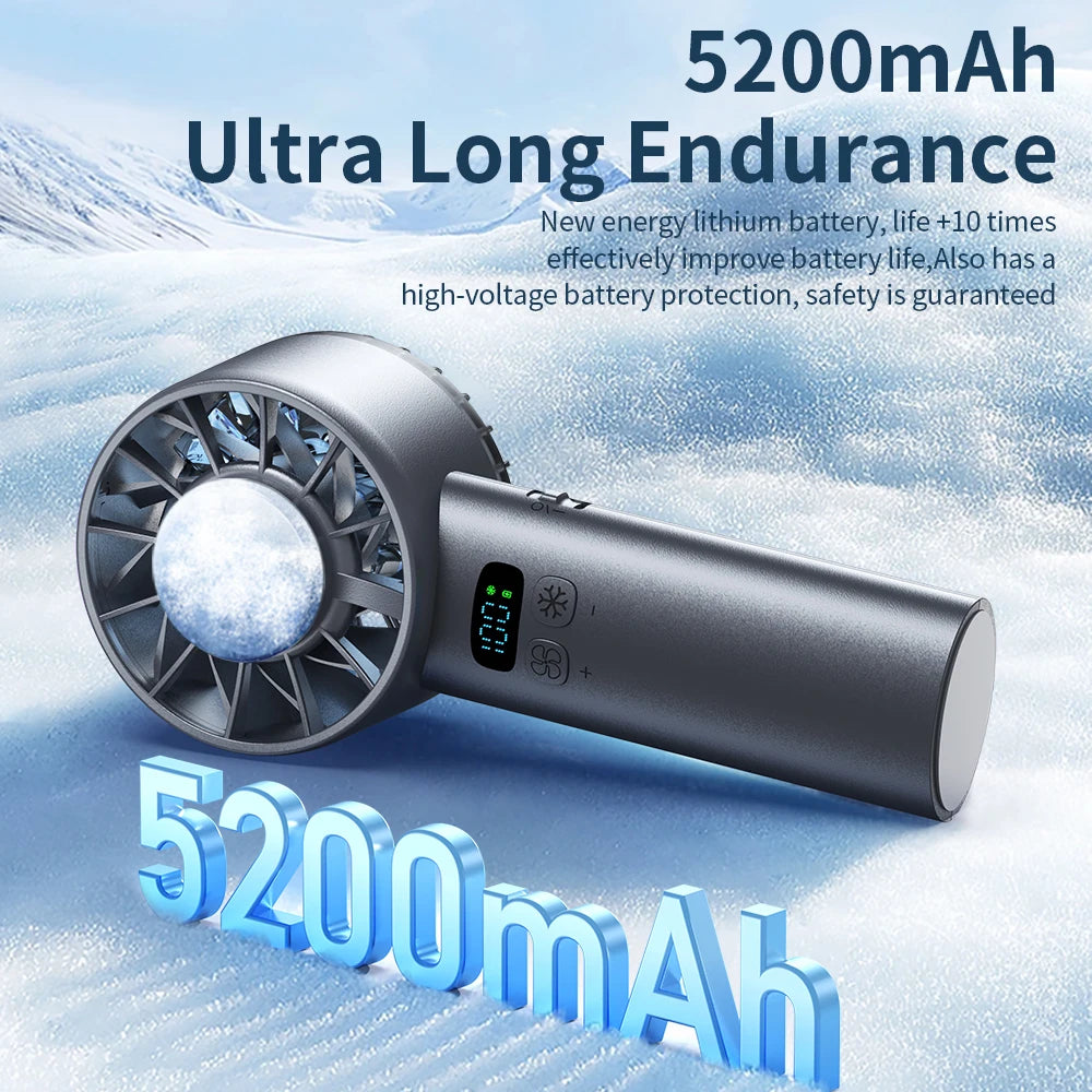 "AeroSprint™ - 0-100 Speed High-Speed Handheld Fan"