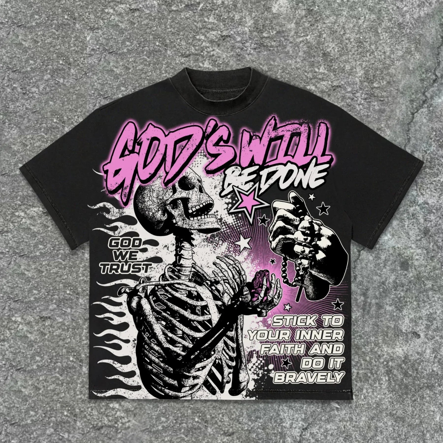 "Vintage Oversized Streetwear Graphic Tee"