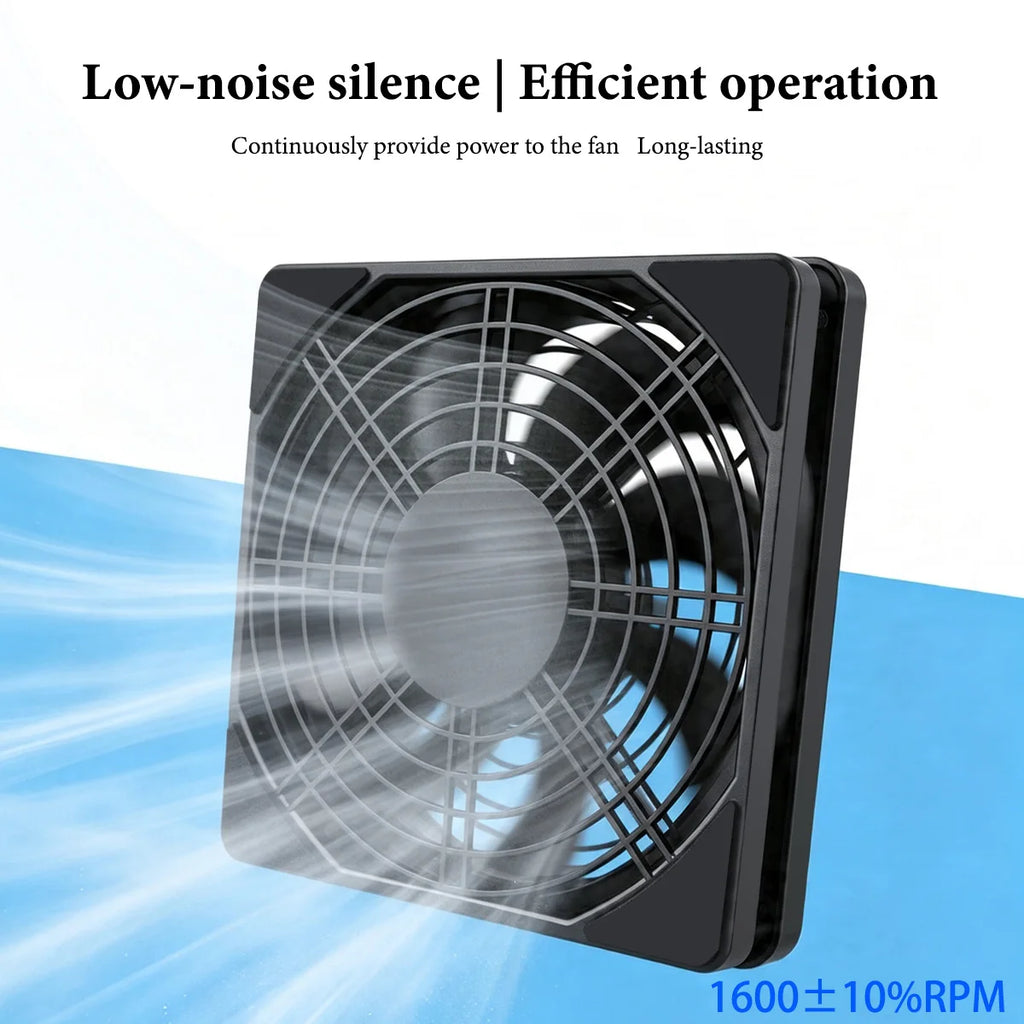 "AeroFlow™ - 3-Speed Silent USB Desktop Fan"