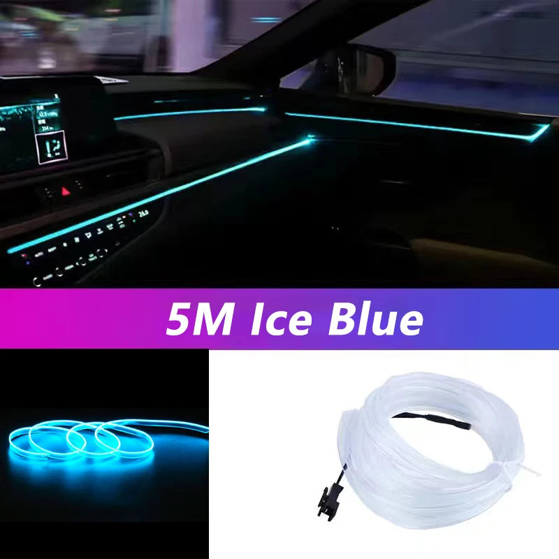 AeroGlow™ Car Interior LED Neon Strip or Aerofinds Ambient Atmosphere Lighting