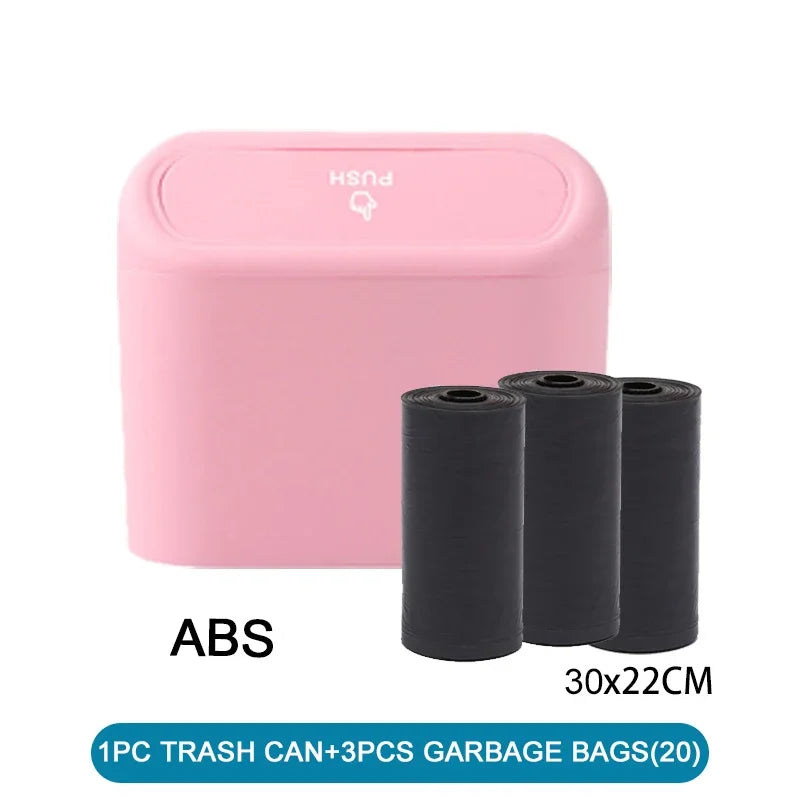 AeroTrash™ Sleek Car Trash Can or Aerofinds Mini Push-Top Car Organizer
