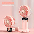 "AeroDisplay™ - 5-Speed Foldable Fan with Phone Stand & LED Screen"
