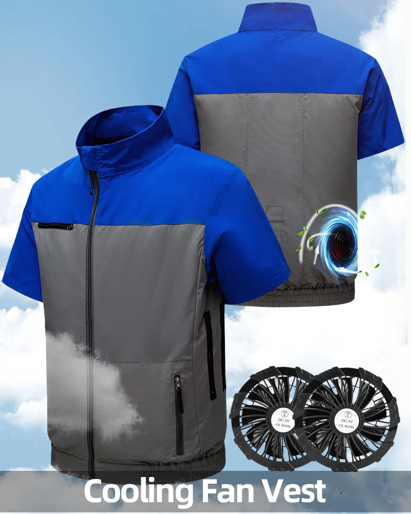 "AeroChill™ - USB Powered Air-Conditioned Cooling Vest"
