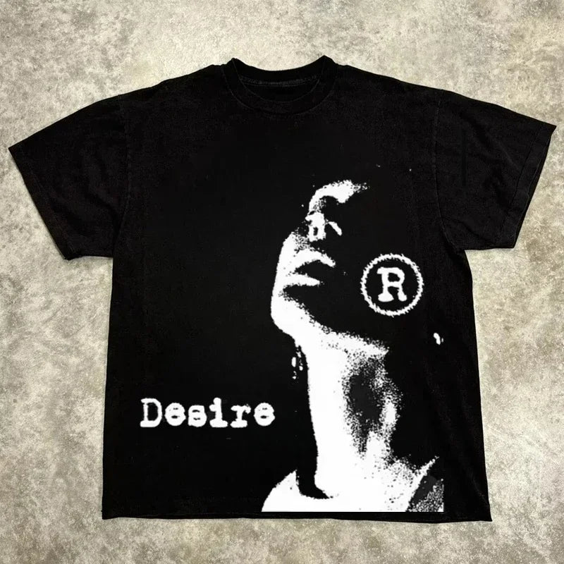 "Vintage Oversized Streetwear Graphic Tee"