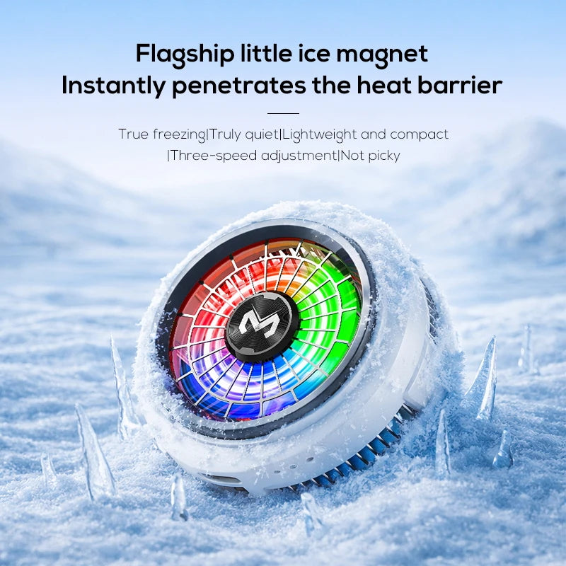 "AeroFreeze™ - Magnetic RGB Semiconductor Phone Cooler"
 