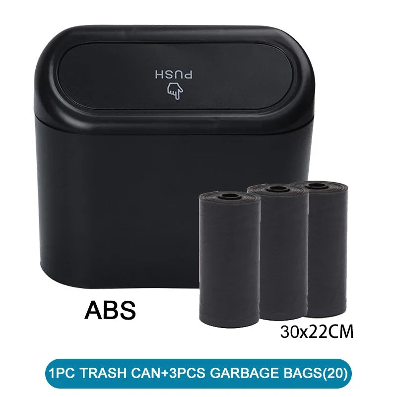 AeroTrash™ Sleek Car Trash Can or Aerofinds Mini Push-Top Car Organizer