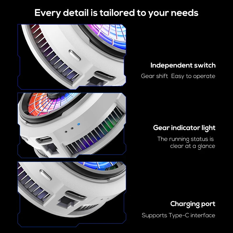 "AeroFreeze™ - Magnetic RGB Semiconductor Phone Cooler"
 
