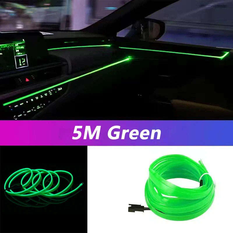 AeroGlow™ Car Interior LED Neon Strip or Aerofinds Ambient Atmosphere Lighting