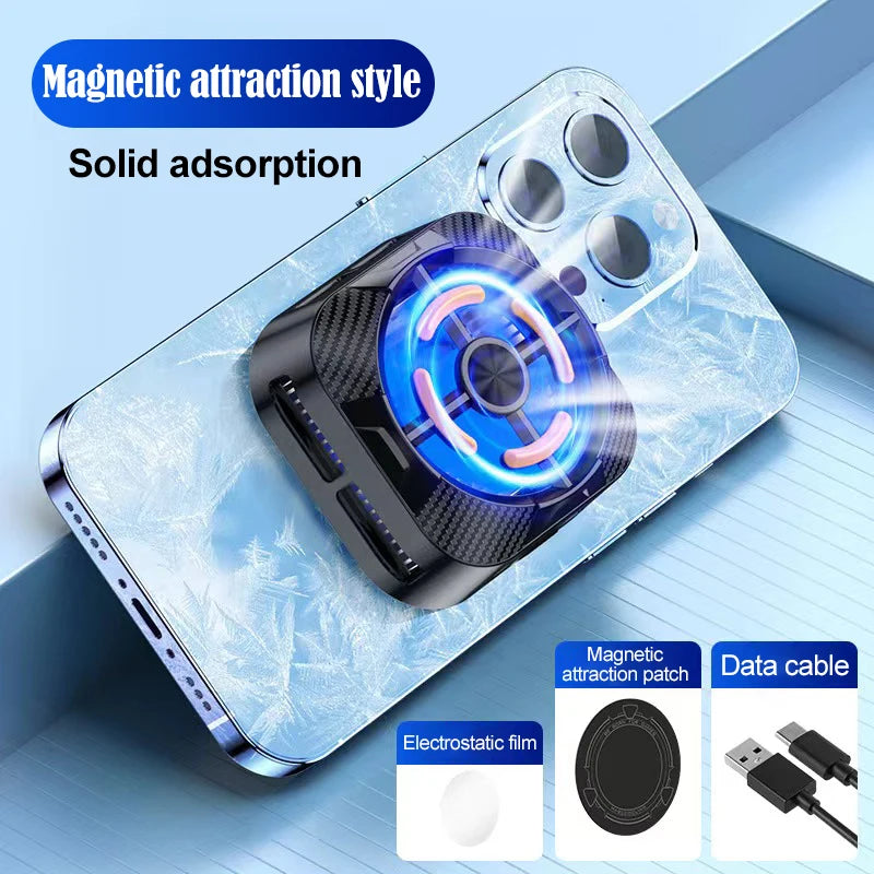 "AeroCool™ - Magnetic Semiconductor Phone Radiator"