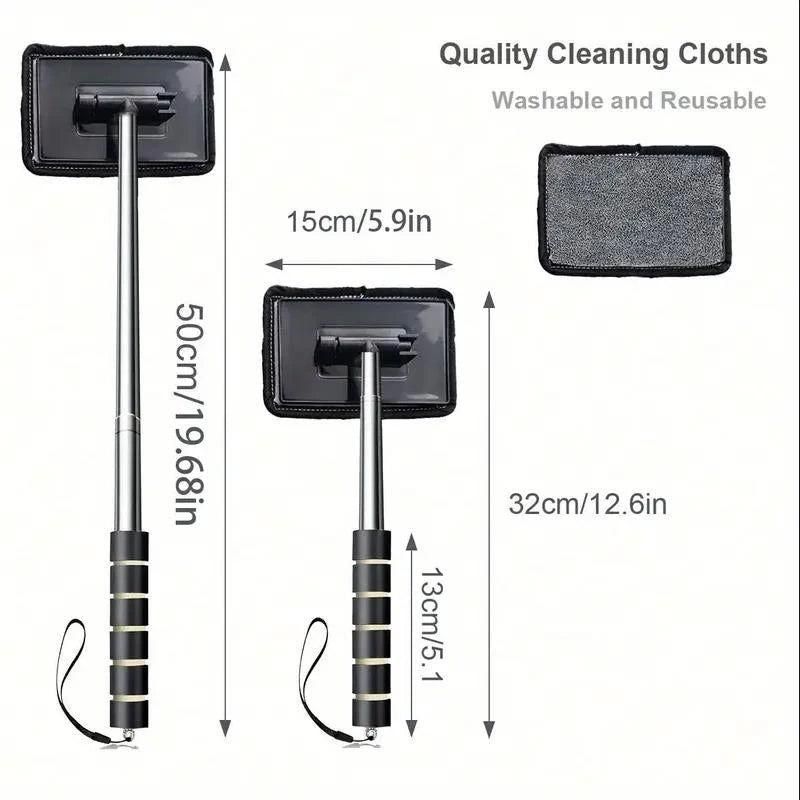 AeroClean™ Telescopic Windshield Cleaner or Aerofinds Interior Car Glass Wiper