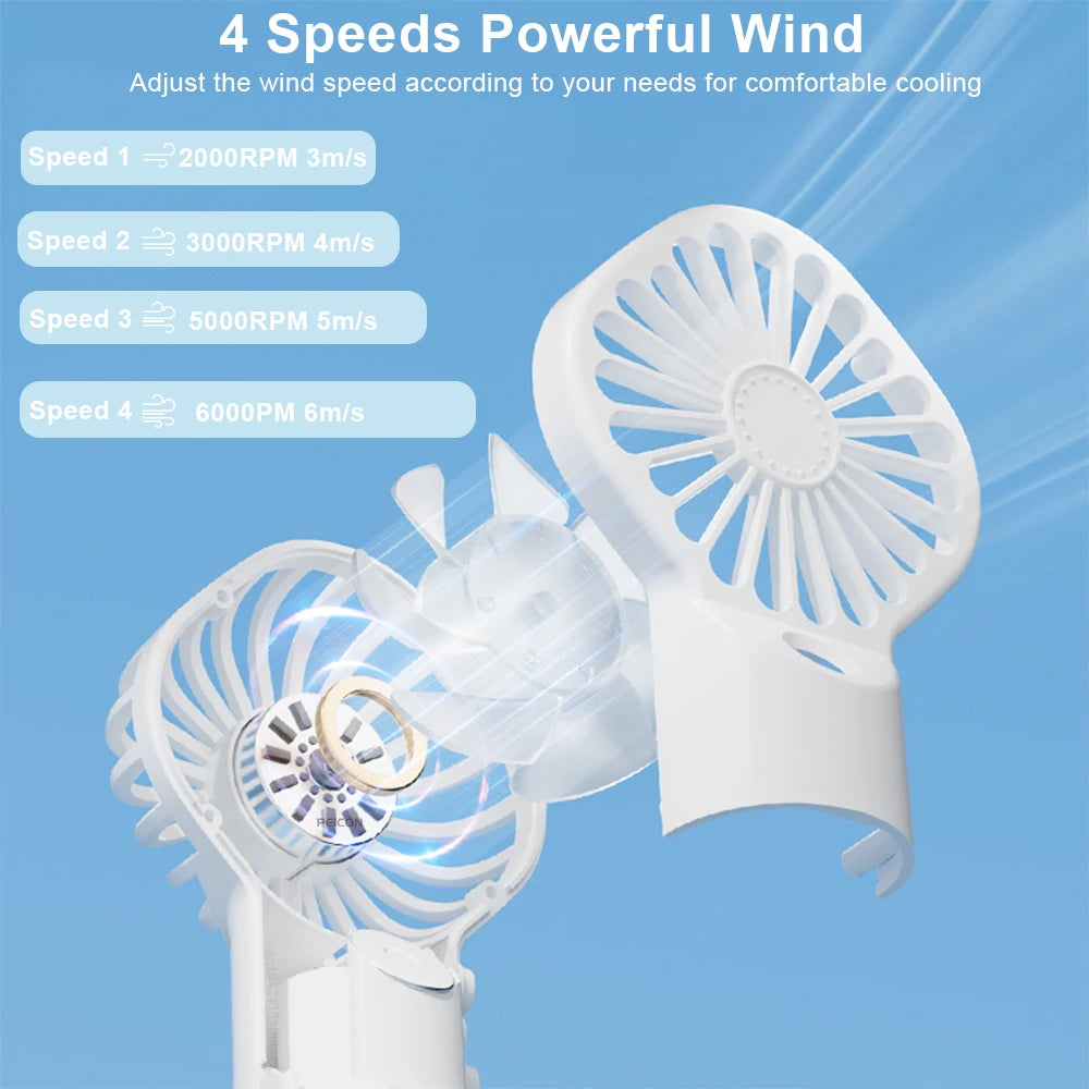 "AeroMist™ - Portable USB Water Humidifier Hand Fan"