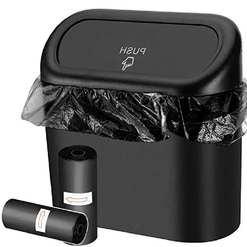 AeroTrash™ Sleek Car Trash Can or Aerofinds Mini Push-Top Car Organizer