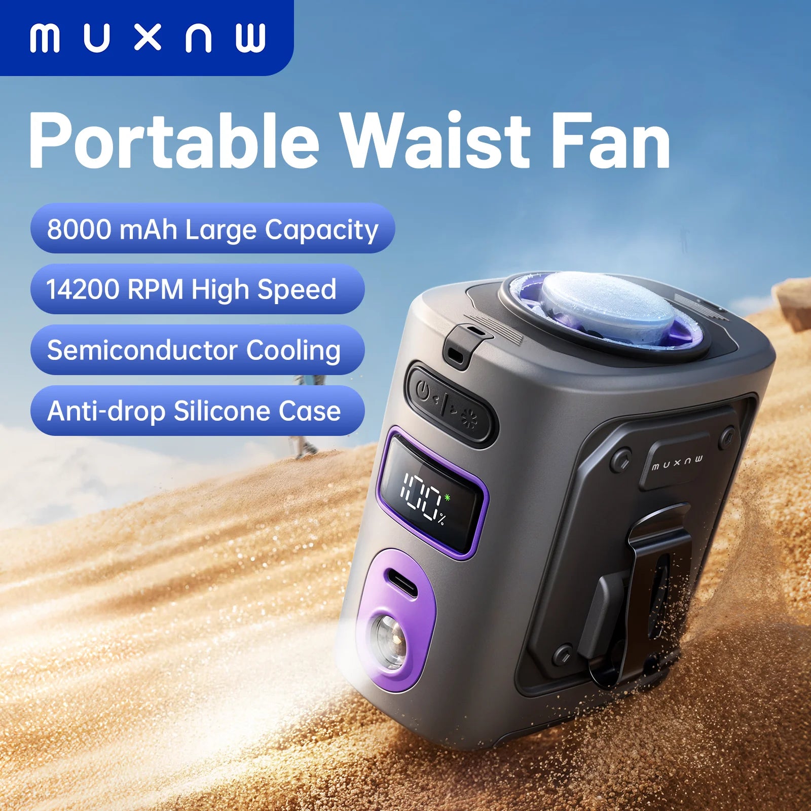 AeroCool™ - Pro Portable Waist Fan & AC⁠