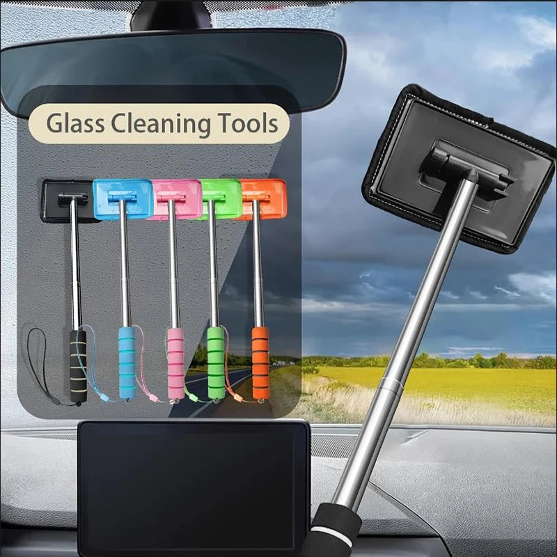 AeroClean™ Telescopic Windshield Cleaner or Aerofinds Interior Car Glass Wiper
