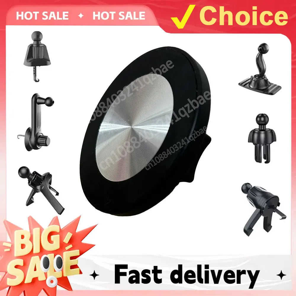 AeroMag™ MagSafe Car Mount or Aerofinds Magnetic Ball-Head Phone Holder