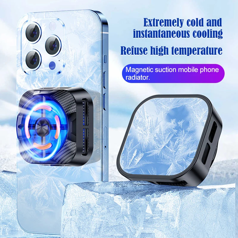 "AeroCool™ - Magnetic Semiconductor Phone Radiator"