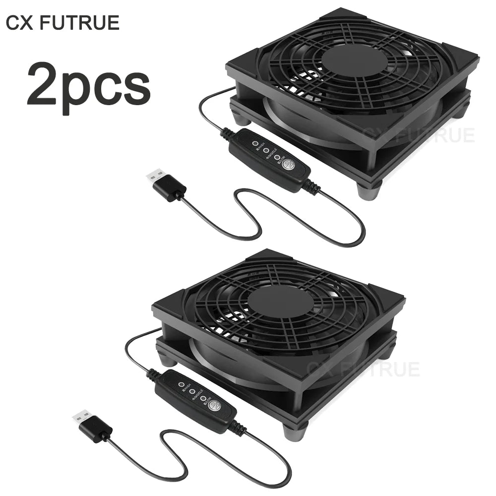 "AeroFlow™ - 3-Speed Silent USB Desktop Fan"