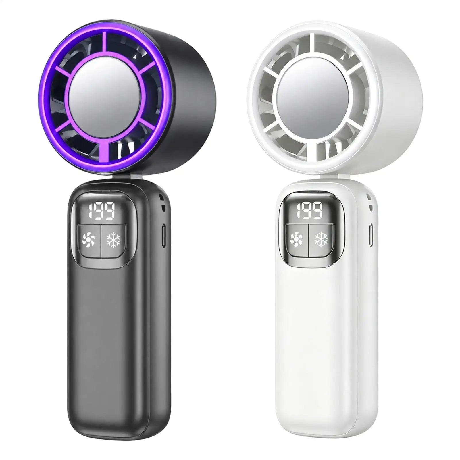 "AeroCool Pro™ - 199-Speed Digital Handheld Fan"