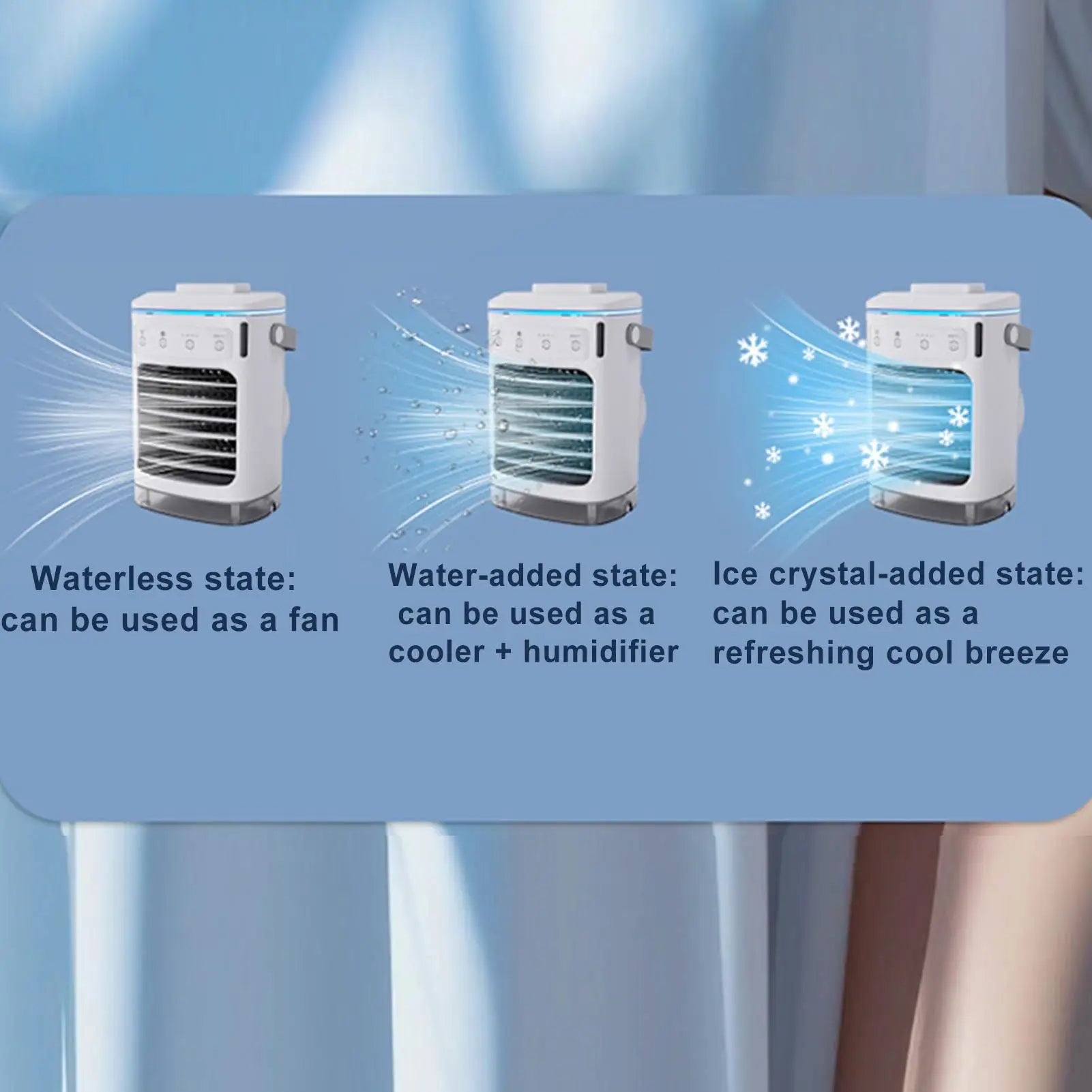 "AeroBreeze™ - Personal Evaporative Air Cooler & Humidifier"