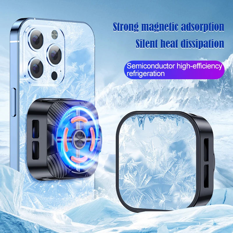 "AeroCool™ - Magnetic Semiconductor Phone Radiator"