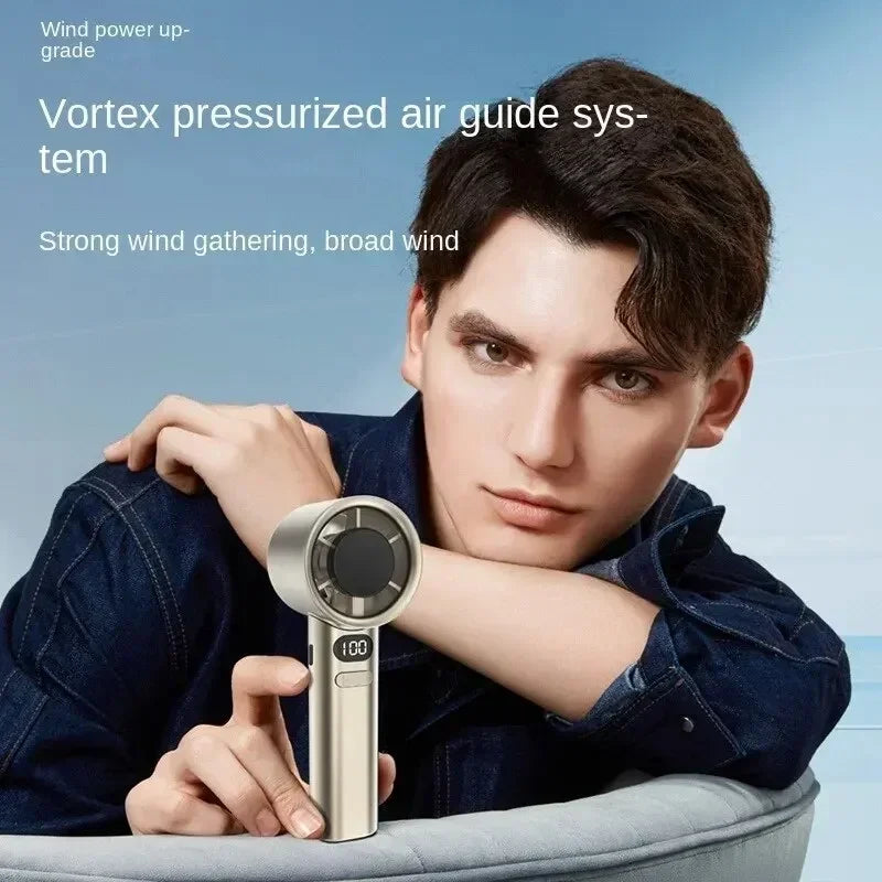 "AeroBlast™ - 120-Speed Bladeless Handheld Fan"