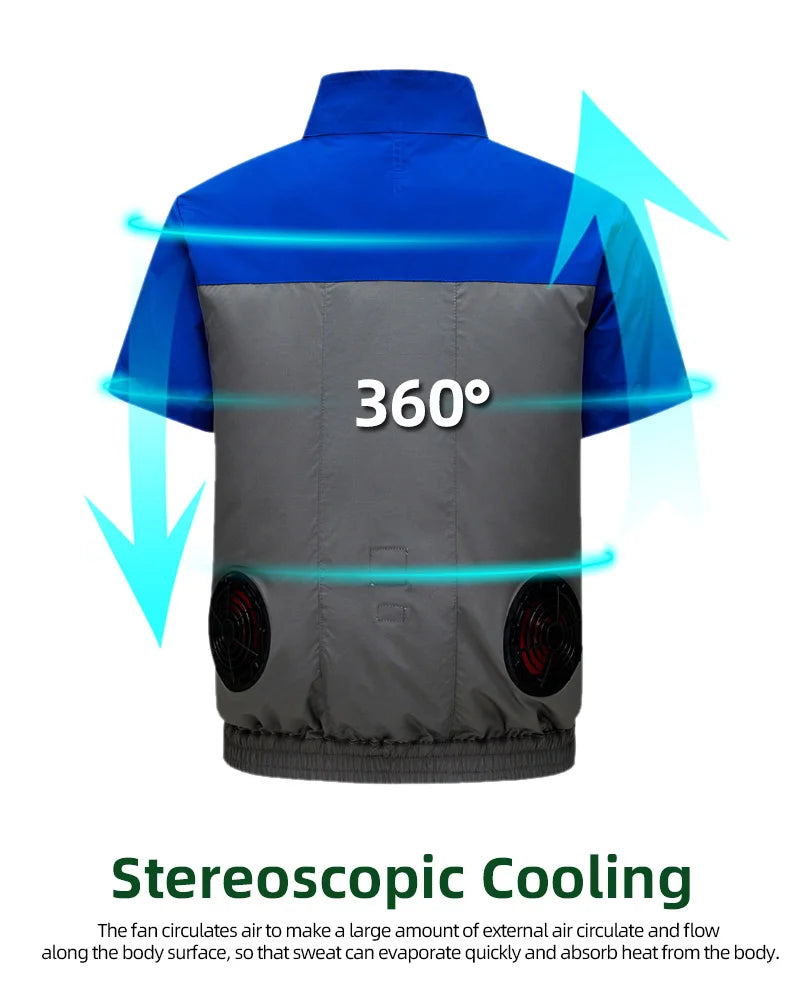 "AeroChill™ - USB Powered Air-Conditioned Cooling Vest"