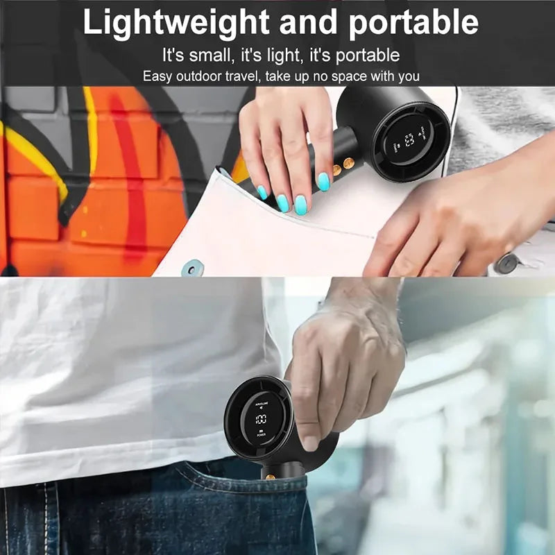 "AeroTurbo Max™ - 100-Speed High-Speed Handheld Fan"